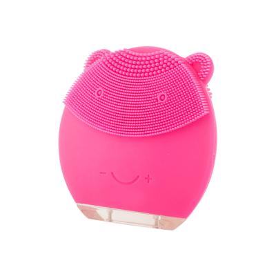 China Ultrasonic Face and Body Detergent Function Ultrasonic Cleansing Modes Sonic Silicone Massage Facial Brush Rotating Magnetic Beads Beauty Device for sale