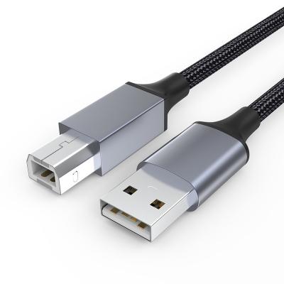 China Connect Computer and Printer Factory Supply 3ft/6ft/10ft USB Data Synchronization Printer Nylon Braided Cable USB 2H0 Quickly BOM Cable For Hot Selling Cable computer/printer for sale