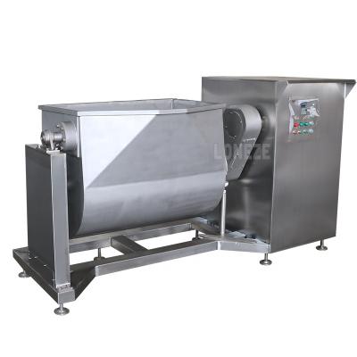 China 2021 new high quality large heavy duty vegetable processing plant horizontal food mixer kneader for sale for sale