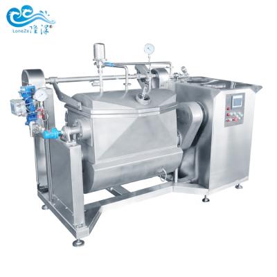 China Industrial Vegetable Processing Plant Vacuum Cooking Horizontal Blender Fruit Jam Making Machine Strawberry Sauce Strawberry Jam Making Machine for sale