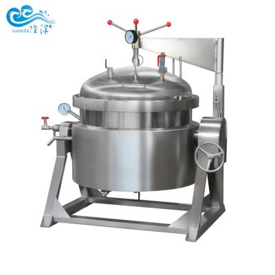 China Efficient Beans Chickpea Vegetable Processing Plant Soybean Highs Corn Cooking Machine 300l Stainless Steel High Pressure Cooking Pot for sale