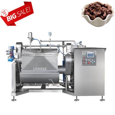 China Horizontal Jam Bean Paste Filling Steamer Industrial Dough Stainless Steel Vegetable Processing Plant Vacuum Horizontal Jam for sale