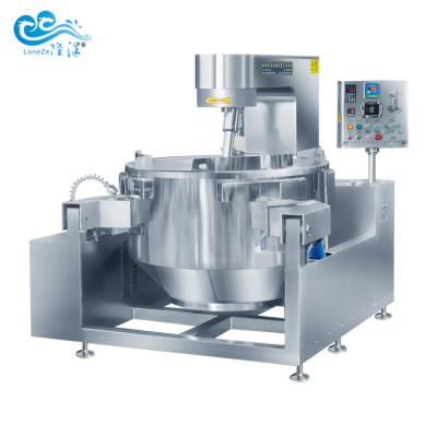 China Large Capacity Factory Direct Supply Caramel Making Machine All Kinds Of Sauce Making Machine Dough Cooking Lined Kettle Blender Machine for sale