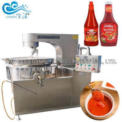 China All S/S 304 Stainless Steel Industrial Chili Sauce Making Machine Tomato Sauce Fruit Jam Cooking Machine for sale