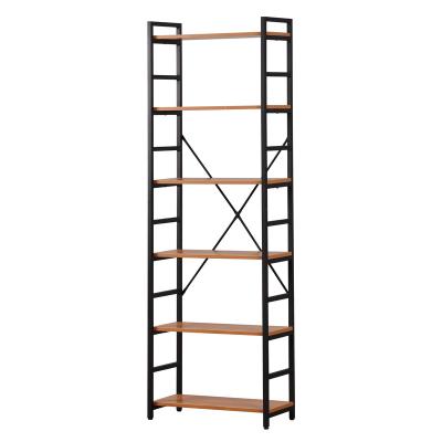 China Hot Selling Convenient Home Furniture Shelf Living Room Storage Rack Bookcase Wooden Shelf for sale