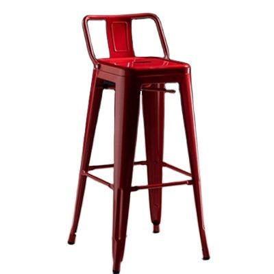 China Wholesale popular modern industrial iron MODERN dining stools, high back bar chair, garden chair for sale