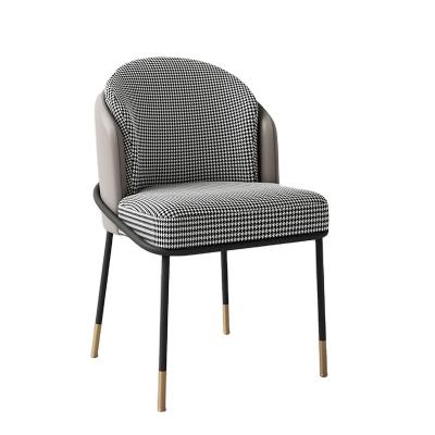 China Hot Sale Modern Leisure Chairs Comfortable Upholstered Comfortable Dining Chairs With Nordic Style for sale