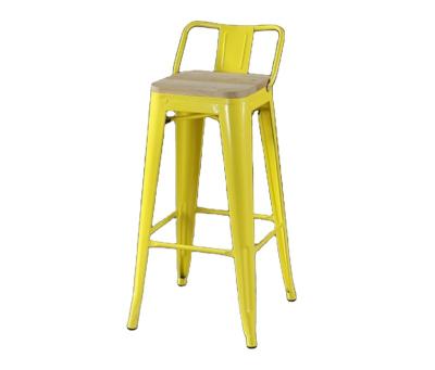 China Wholesale Modern Metal Frame Industrial Style Dining Chair, Cafe Stool, Umpire Chair for sale