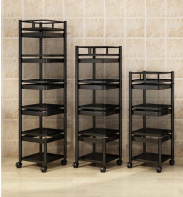 China Foldable Metal Kitchen Storage Customized Modern Style Storage Minimalism Mobile Metal Storage for sale