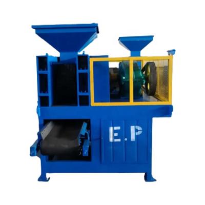 China Powder Briquette Machine E.P Mechanical Smokeless Roller Dry Type Barbecue Sawdust Charcoal Ball Briquette Machine For Sale à venda