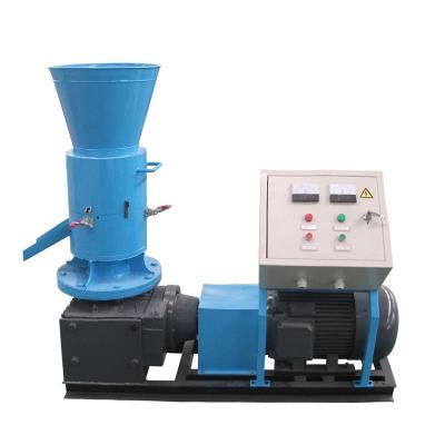 Cina Flat Die Pressing Diesel Engine Cat Litter Compressed Agricultural Waste Electric Industrial Wood Sawdust Pelletizer Production Line Price in vendita