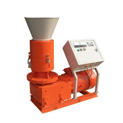 Cina Flat Die Pressing Diesel Engine Cat Litter Compressed Agricultural Waste Pelletizer Machine Electric Industrial Wood Line Production Price in vendita