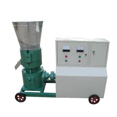 Cina Flat Die Pressing Diesel Engine Cat Litter Compressed Agricultural Waste Electric Industrial Wood Pelletizer Production Line Price in vendita