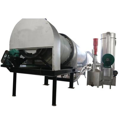 Κίνα Eco - Friendly Briquette Cotton Rod Carbon Making Coconut Shell Sawdust Kiln Rotary Carbonization Furnace προς πώληση