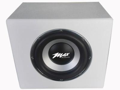 China 10 Inch Powered Subwoofer Enclosure , Mid Range Speaker Enclosure Painted for sale