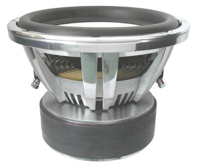 Chine Le cadre passé au bichromate de potasse les Subwoofers 2000W RMS de SPL de 12 pouces a passé le plat au bichromate de potasse de T pour la voiture à vendre