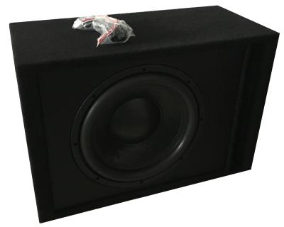 China Rubber Surround Auto Powered Subwoofer 4 OHM Voice Coil 15mm MDF for sale