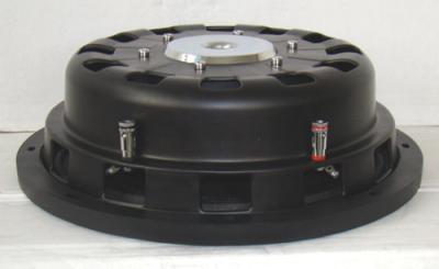 Chine Subwoofer mince de voiture de cône d'IMPP avec le noir en caoutchouc de bordure de deux vagues à vendre