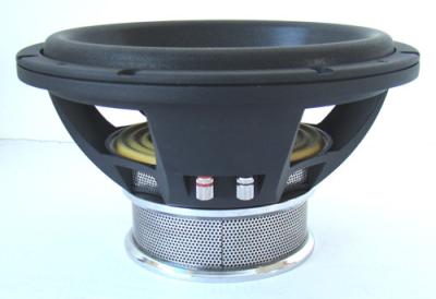 China Rubber Gasket Powered Audio Speakers , High Power Subwoofer Dual 2 OHM for sale