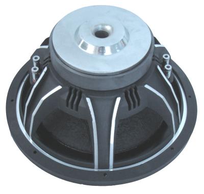 China High Roll Foam Surround Small Powered Subwoofer For Car Rubber Gasket for sale