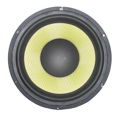 China Yellow Twin Terminals Mid Range Speakers Heavy Motor Structure for sale