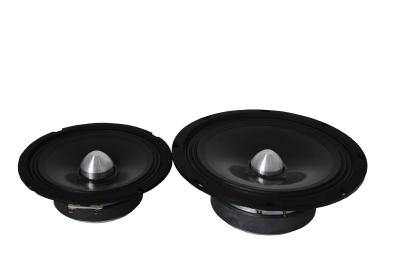 China Aluminum Bullet 8 Inch Midrange Car Speakers With Slim Metal Frame for sale