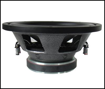 China 10 pulgadas - el subwoofer del coche accionado del poder más elevado se dobla papel no presionado de 2 OHMIOS en venta