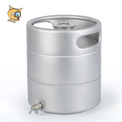 China Beer ALL IN Wholesale 304 Stainless Steel 8.5L Party Keg Picnic Beer Barrel All In One Keg Made In China Draft Beer Keg With Spear for sale