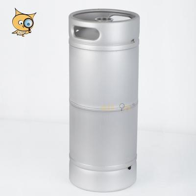 China Beer ALL IN Wholesale 304 Barrel 20L Sixths USA 1/6bbl Impact Resistant Stainless Steel 5.16 Gallon Beer Keg With Drop In Spear Fitting for sale