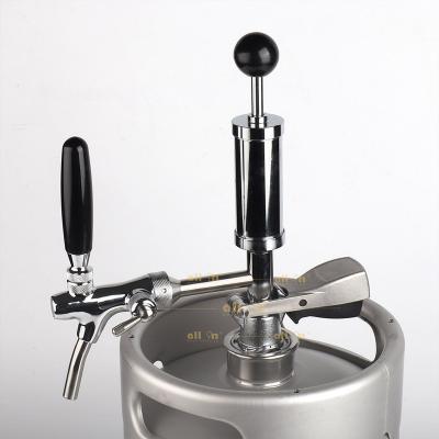 China Viable ALL IN HOME Party Outdoor Picnic Keg Beer Pump S/D Type Draft Beer Keg Dispenser Coupler Keg Pump with Controllable Flow Tap for sale