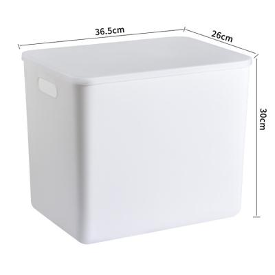 China Hot Sale PP Plastic Storage Box Makeup Snacks Clothing Spice Organizers Home Daily Storage Basket for sale