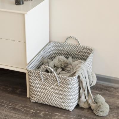 China CLASSIC Foldable dustproof washable cotton storage basket for Clothes&Plush toys&Snack&Other accessories for sale