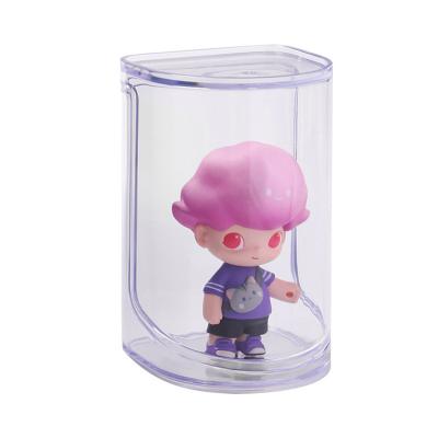 China High Quality Preserved Transparent Toy Exhibit Stand Organize Box Stocked Showed Package With Gift Box for sale