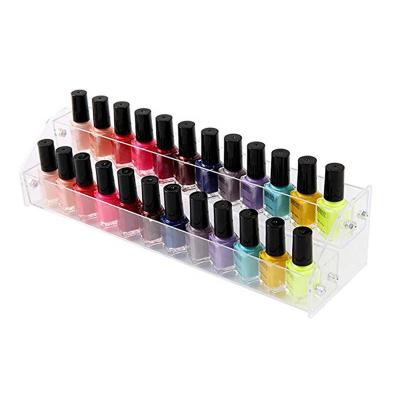 China Morden& The Classic 2-7 Layers Acrylic Nail Polish Organizer Holder Display Stands Professional Design For Salon for sale