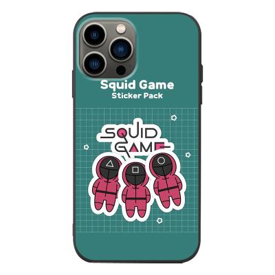 China wholesale Custom Printed Anti-drop Protective Liquid Silicone Phone Case For iPhone 12 11 pro Max Case Cover Squid Game for sale