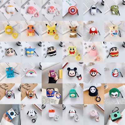 China 2022 Anti-drop Silicone Cases Anime Cartoon For Airpod For Men Women Girls, Fashion Funny Animal Design, 3d For Airpod Case for sale