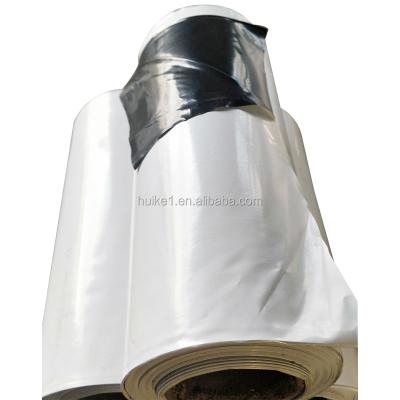 China 100% Opaque Black And White Reflective Mylar Overlay Film Roll Plastic Mulch Roll for sale