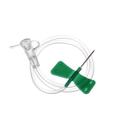 China 18-26G Disposable Intravenous Syringe Catheter Scalp Vein Infusion Set With Pe Bag for sale