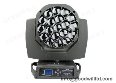 China Stage LED Beam Light 19 X 15W Osram RGBW With Zoom and LCD Display for sale