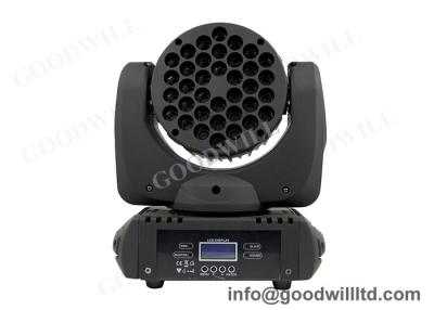 China 36 X 3W RGBW Led Moving Head Lights DMX 512 Control Professional Stage Lighting for sale