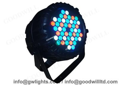 China 3W RGBW LED PAR 64 Lights Super Luminance 3CH 4CH 7 CH DMX Channel for sale