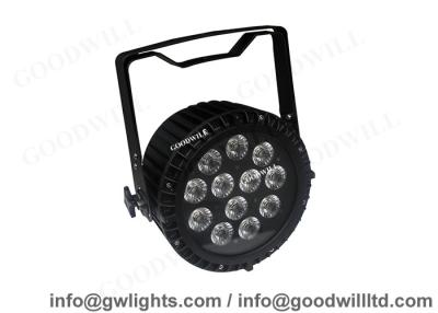 China DMX 512 Disco LED PAR Lights 12 X 5 IN 1 With Die-casting Aluminum for sale