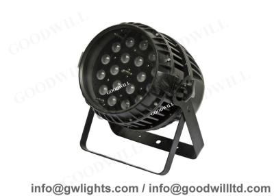 Cina La fase all'aperto di RGBW PAR64 LED accende la luce 220v/18x12w con lo zoom in vendita