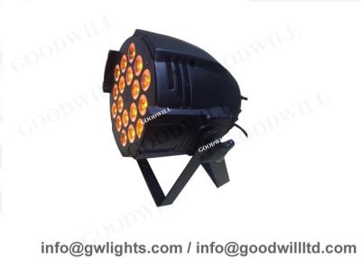 China Colorful 18 X 18W 6 IN 1 RGBWAM DMX LED PAR Can Lights for Disco / Wedding Party Lamp for sale