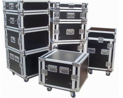 China Professional Aluminum Alloy Flight Case Rack / Shockproof Custom Flight Cases for DJ for sale