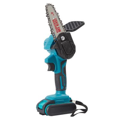 China high quality small household 2-Stroke rechargeable electric chainsaw machine for sale