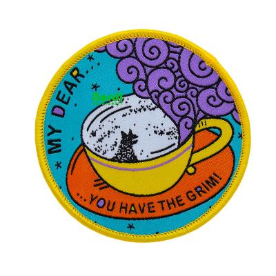 China Viable High Quality Cheap Price Custom Woven Patch For Garment for sale