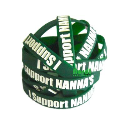 China Business Logo Wrist Band Gift Personalized Printed Eco - Friendly Silicone Rubber Wristbands And Wristbands for sale