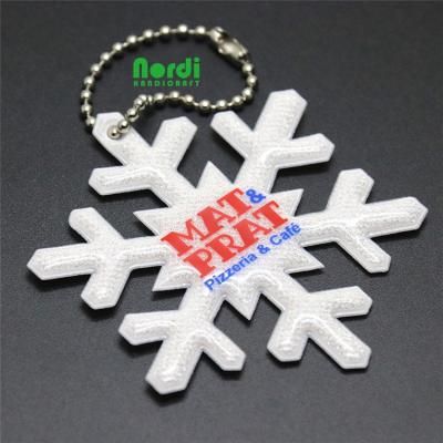 China High Decoration Promotional Gift Key Ring Logo Custom Reflective Safety Key Colorful Light Chain for sale