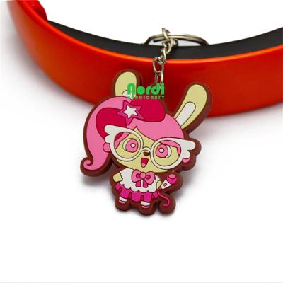 China New Product Decoration Motorcycle Custom Shape Soft Cute PVC Key Indicator Rubber Key Chain For Wholesale for sale